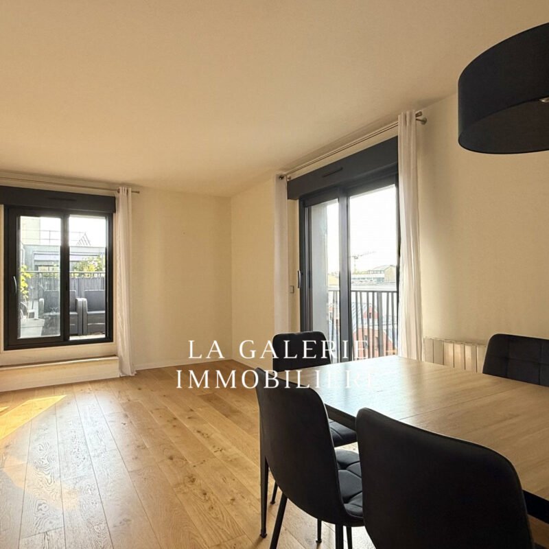 Location meublée – 3 pièces 67m², terrasse et parking à Puteaux (92800)