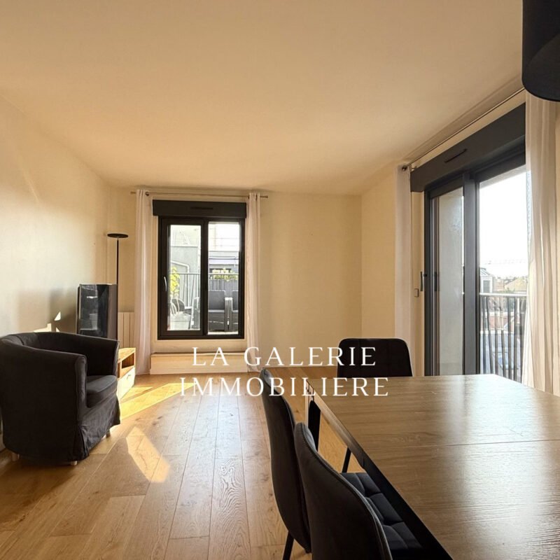 Location meublée – 3 pièces 67m², terrasse et parking à Puteaux (92800)