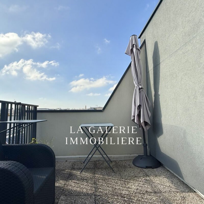Location meublée – 3 pièces 67m², terrasse et parking à Puteaux (92800)