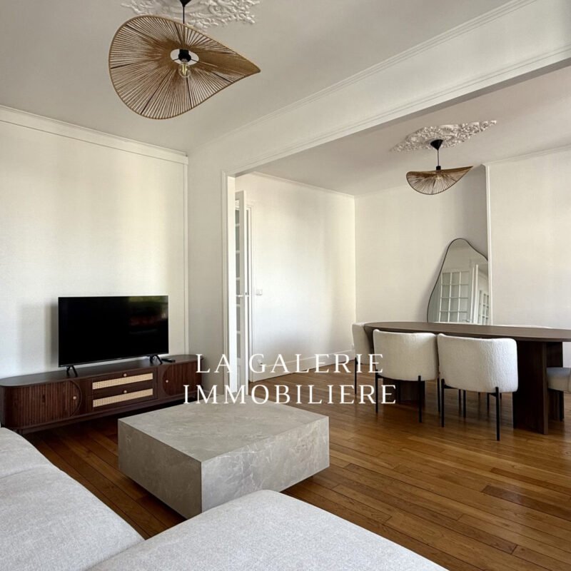 Location meublée – 3 pièces 65m² et 2 caves à Puteaux (92800)