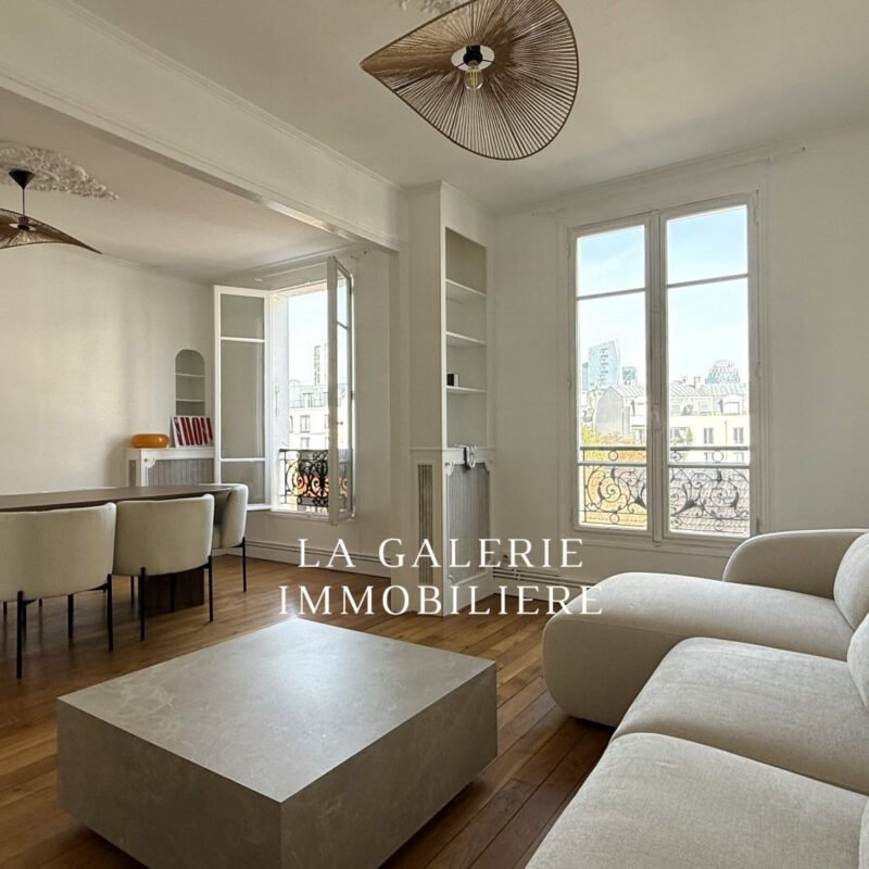 Location meublée – 3 pièces 65m² et 2 caves à Puteaux (92800)