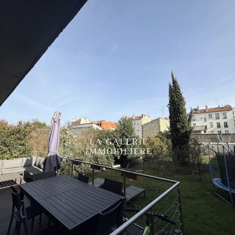 Duplex 4 pieces avec jardin 80m2, cave et parking à Alfortville (94140)