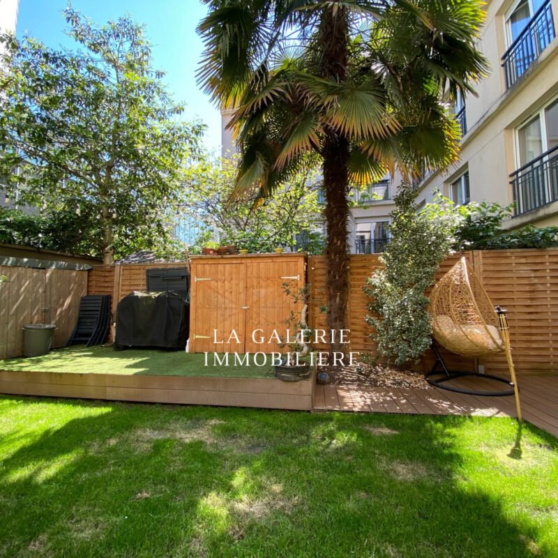 Location meublée 3 pièces 78m² jardin 56m² et parking à Puteaux (92800)