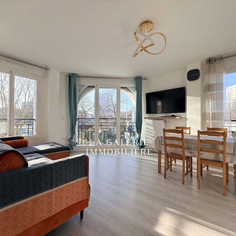 Location meublée – 3 pièces 65 m² avec cave et parking à Puteaux (92800)