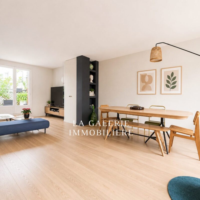 Appartement 4 pièces 114m², terrasses cave & parking à Puteaux (92800)
