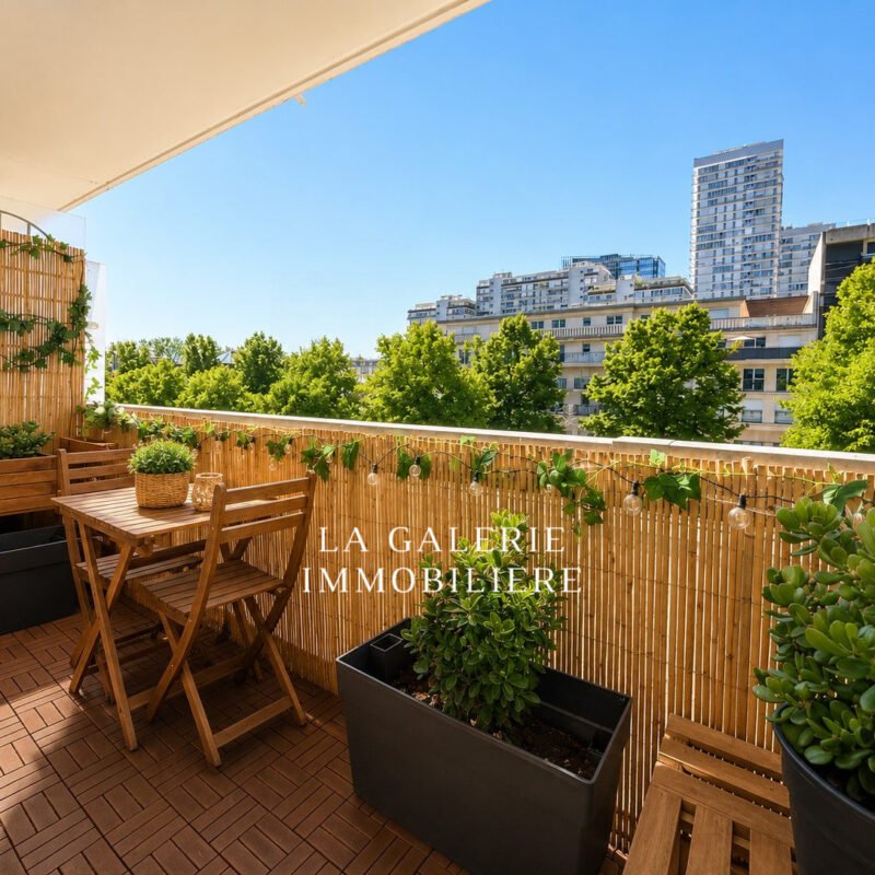 Appartement 3 pièces 60m², balcons, cave et parking à Puteaux (92800)