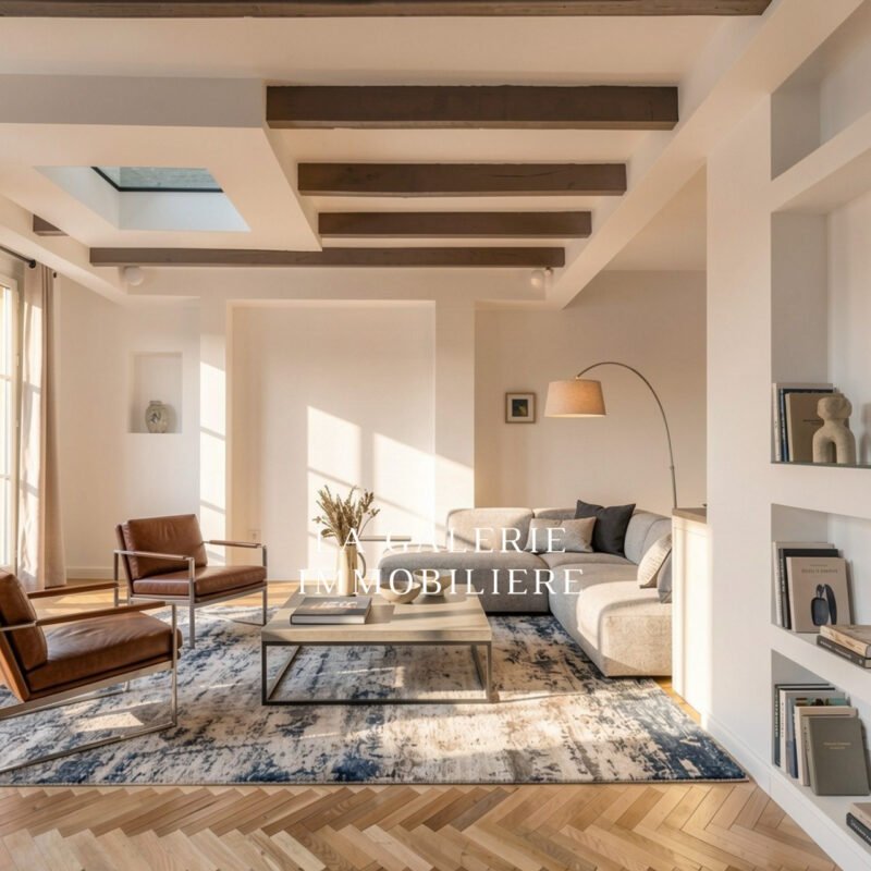 L&rsquo;OASIS DE PUTEAUX — DUPLEX D&rsquo;EXCEPTION 2012 – DEUX DERNIERS ÉTAGES RIEN QUE POUR VOUS CENTRE-VILLE – 3/4 PIÈCES 90 M² PONDÉRÉS – 112 M² AU SOL – AGRANDISSEMENT VALIDÉ PAR GÉOMÈTRE ET COPROPRIÉTÉ – PARKING SOUS-SOL SÉCURISÉ à Puteaux (92800)