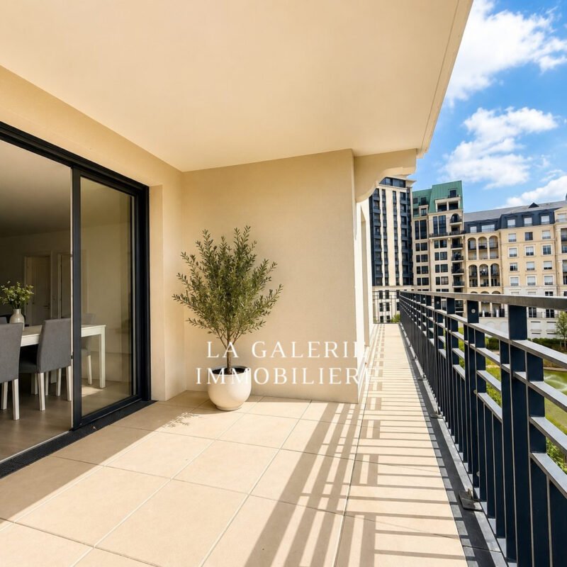 Location meublée – 5 pièces avec terrasse et parking à Puteaux (92800)