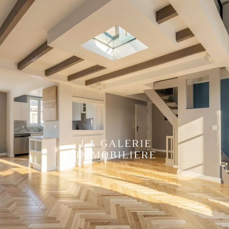 L&rsquo;OASIS DE PUTEAUX — DUPLEX D&rsquo;EXCEPTION 2012 – DEUX DERNIERS ÉTAGES RIEN QUE POUR VOUS CENTRE-VILLE – 3/4 PIÈCES 90 M² PONDÉRÉS – 112 M² AU SOL – AGRANDISSEMENT VALIDÉ PAR GÉOMÈTRE ET COPROPRIÉTÉ – PARKING SOUS-SOL SÉCURISÉ à Puteaux (92800)