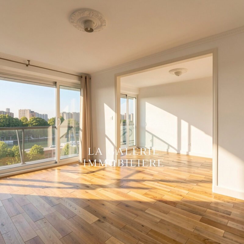 SECTEUR PONT DE CLICHY – ASNIÈRES – GRAND 4P POMPE À CHALEUR CLIMATISÉ GRAND BALCON à Asnières-sur-Seine (92600)