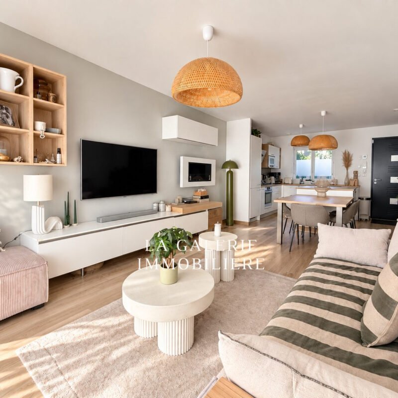 Location meublée – Maison 4 pièces, jardin et parking à Nanterre (92000)