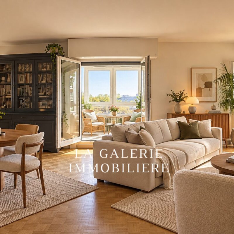 Appartement familial 4/5 pièces, cave et parking à Puteaux (92800)