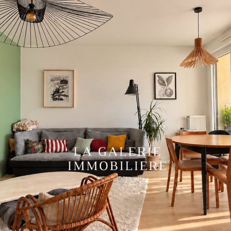 Appartement 3 pièces 63m², balcon et parking à Puteaux (92800)